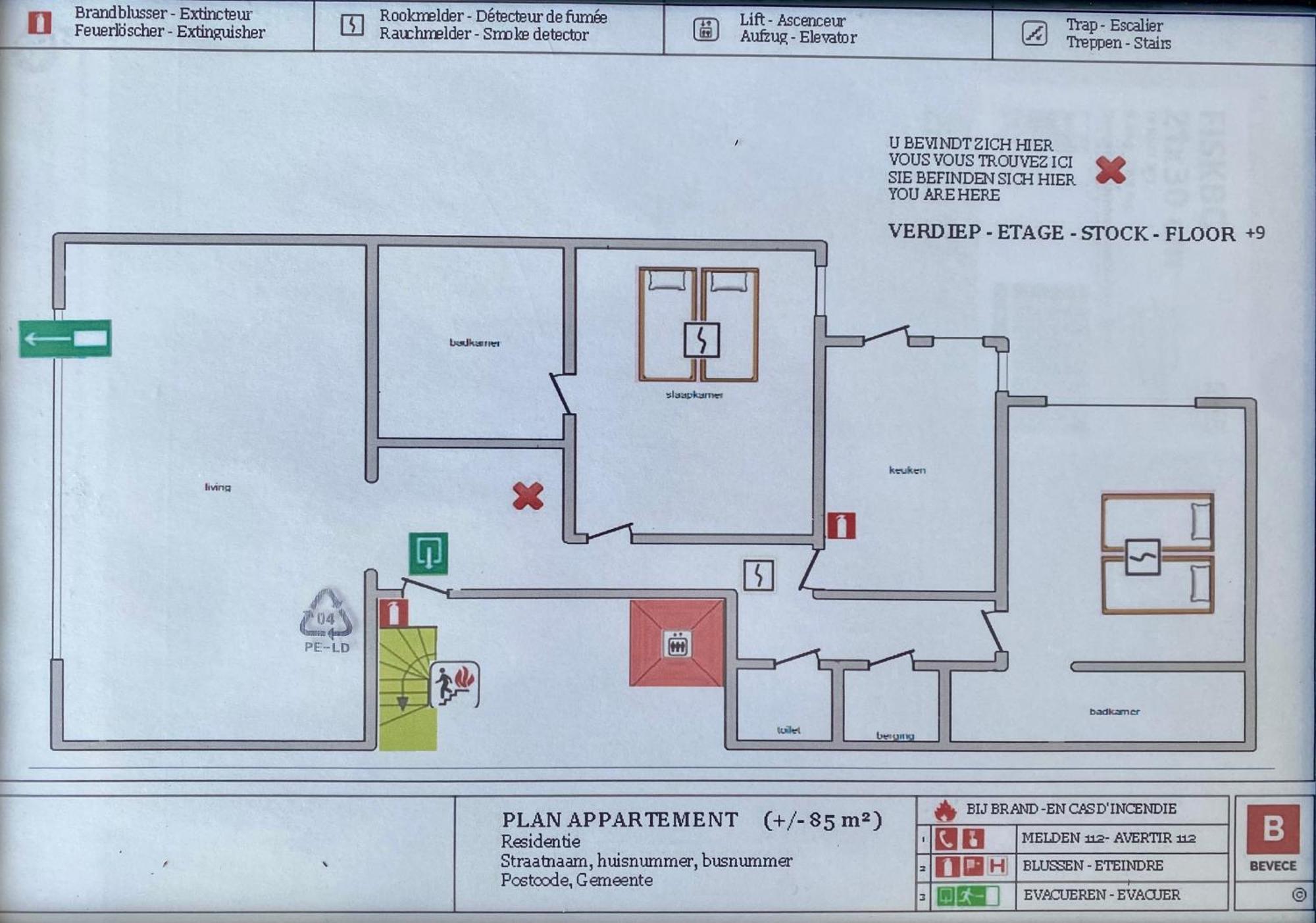 Appartement Fr Gilkens Ostende Eksteriør billede